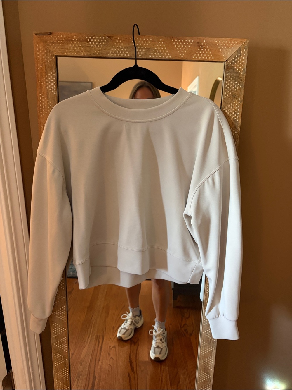 Women's Crewneck Pullover Sweater - bone color